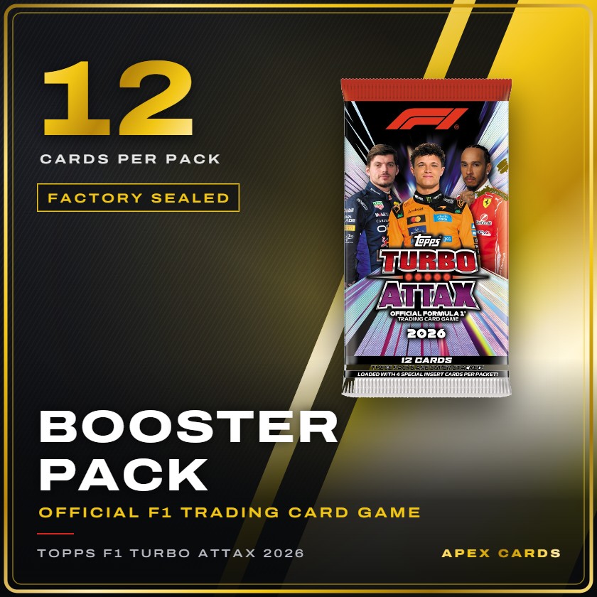 Topps F1 Turbo Attax 2026 Booster Pack — factory sealed