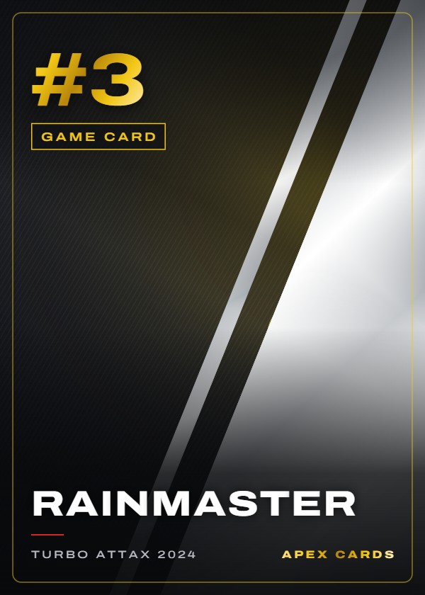 #3 Rainmaster — Game Card — F1 Turbo Attax 2024
