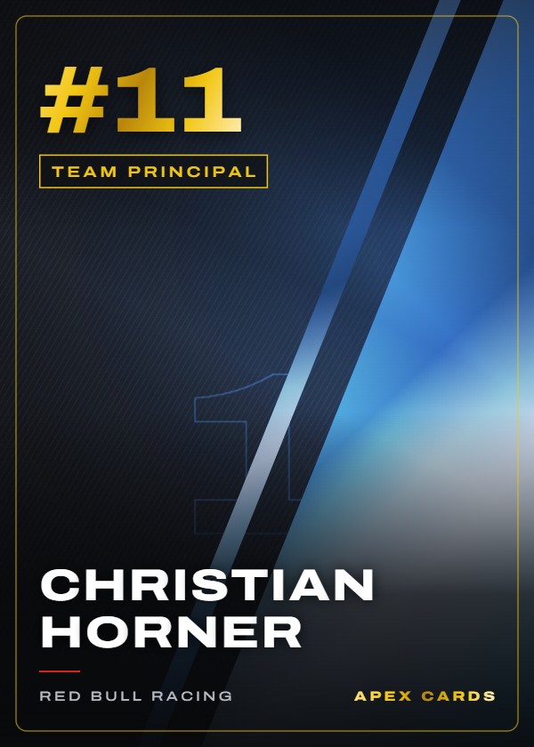 #11 Christian Horner — Team Principal — F1 Turbo Attax 2024