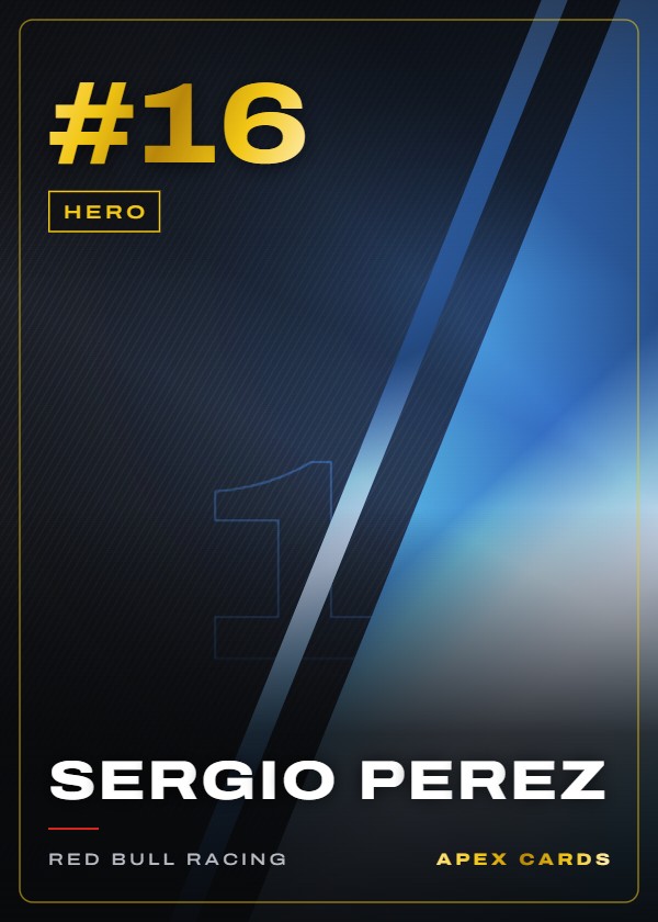 #16 Sergio Perez — Hero — F1 Turbo Attax 2024