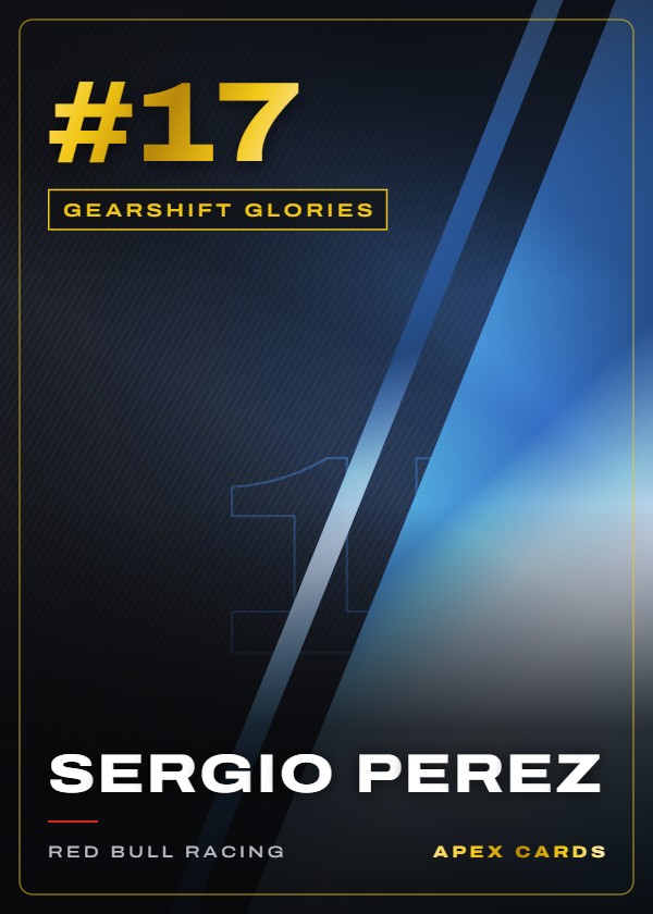 #17 Sergio Perez — Gearshift Glories — F1 Turbo Attax 2024