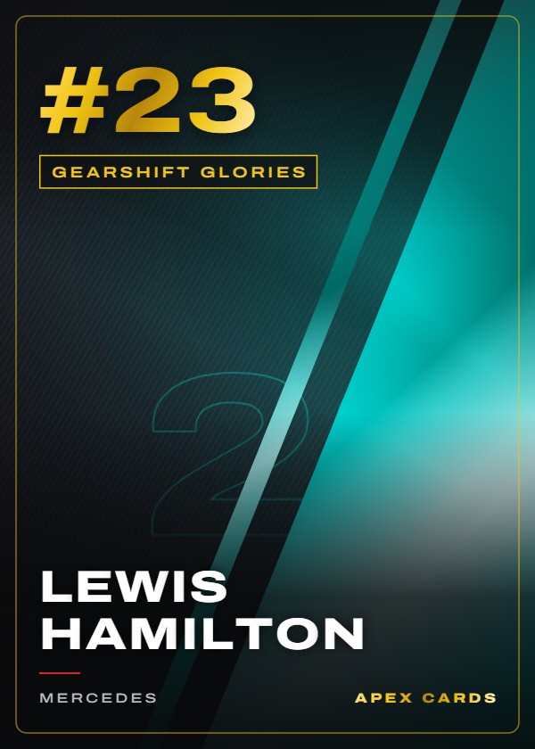 #23 Lewis Hamilton — Gearshift Glories — F1 Turbo Attax 2024