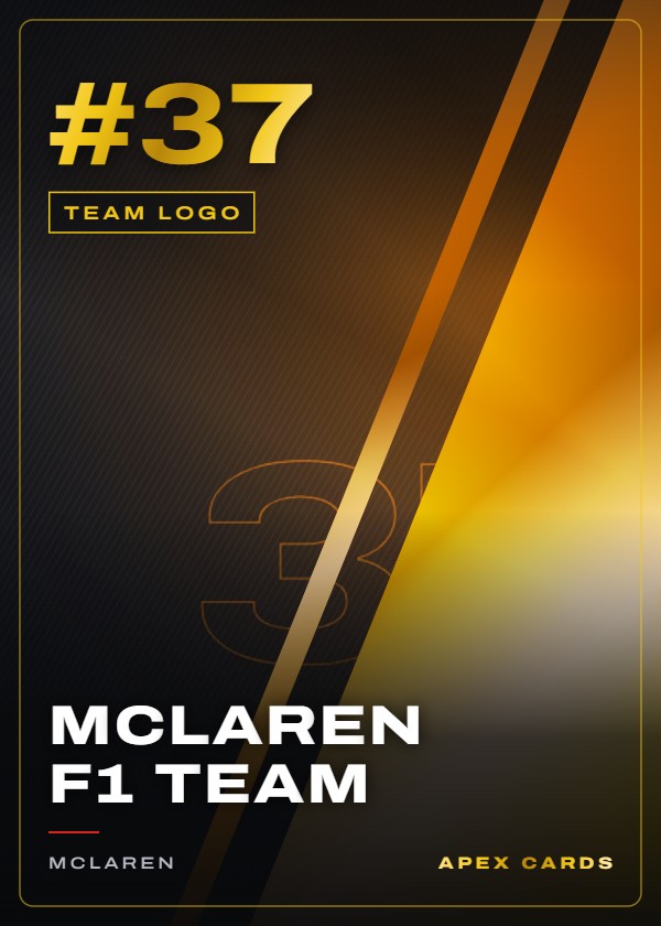 #37 McLaren F1 Team — Team Logo — F1 Turbo Attax 2024