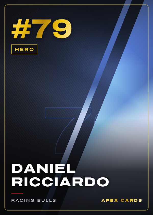 #79 Daniel Ricciardo — Hero — F1 Turbo Attax 2024