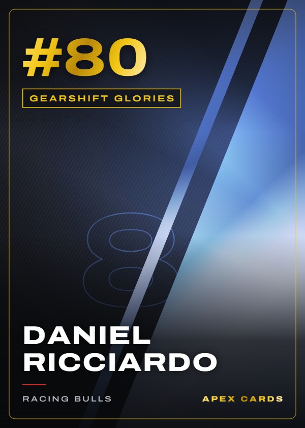 #80 Daniel Ricciardo — Gearshift Glories — F1 Turbo Attax 2024