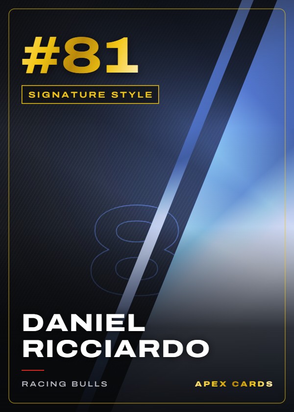#81 Daniel Ricciardo — Signature Style — F1 Turbo Attax 2024
