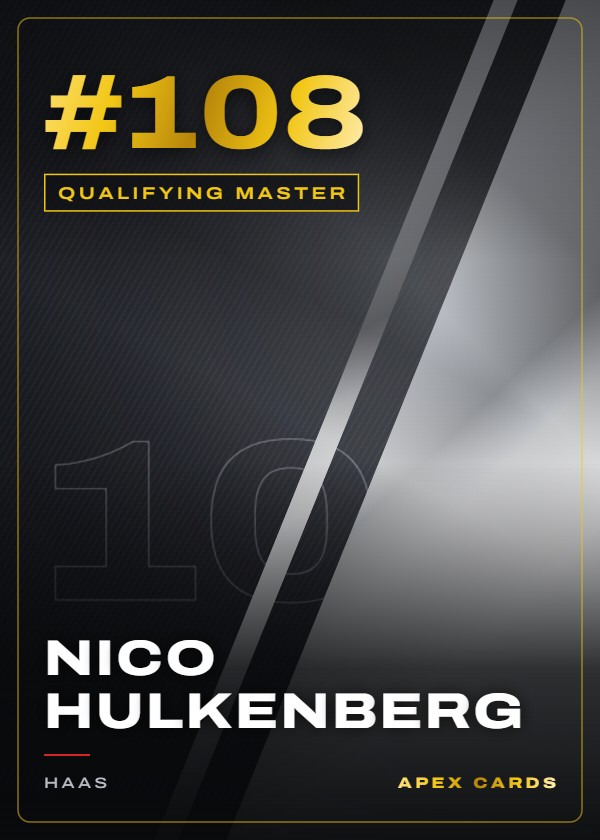 #108 Nico Hulkenberg — Qualifying Master — F1 Turbo Attax 2024