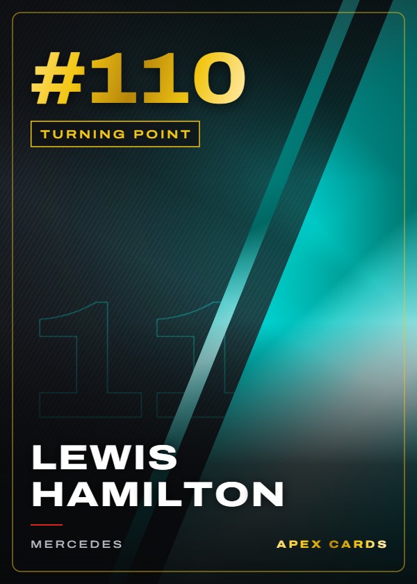 #110 Lewis Hamilton — Turning Point — F1 Turbo Attax 2024