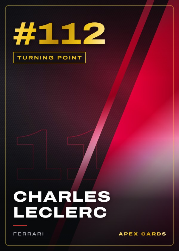 #112 Charles Leclerc — Turning Point — F1 Turbo Attax 2024
