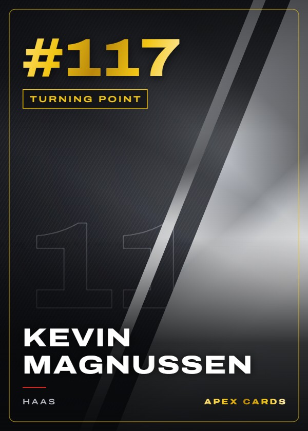 #117 Kevin Magnussen — Turning Point — F1 Turbo Attax 2024