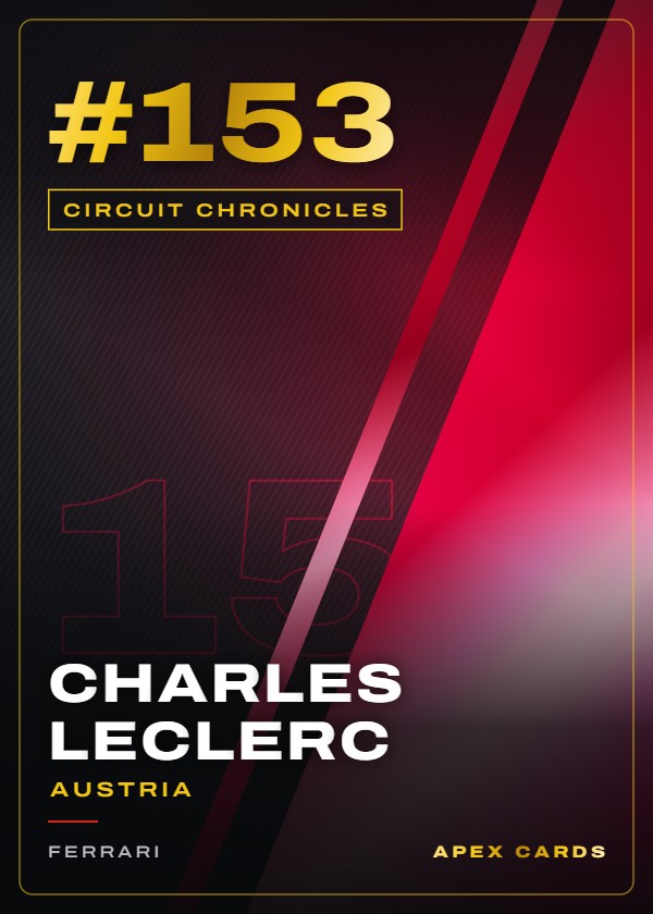 #153 Charles Leclerc (Austria) — Circuit Chronicles — F1 Turbo Attax 2024