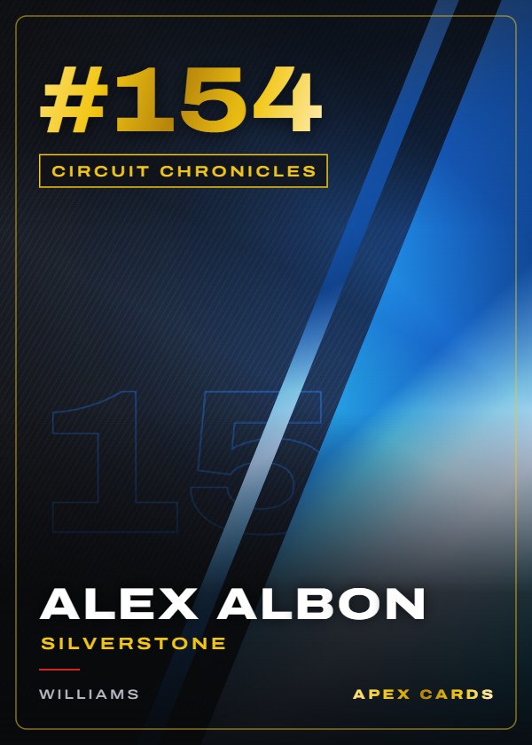 #154 Alex Albon (Silverstone) — Circuit Chronicles — F1 Turbo Attax 2024