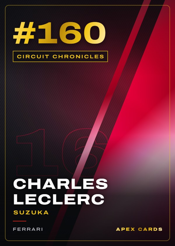 #160 Charles Leclerc (Suzuka) — Circuit Chronicles — F1 Turbo Attax 2024