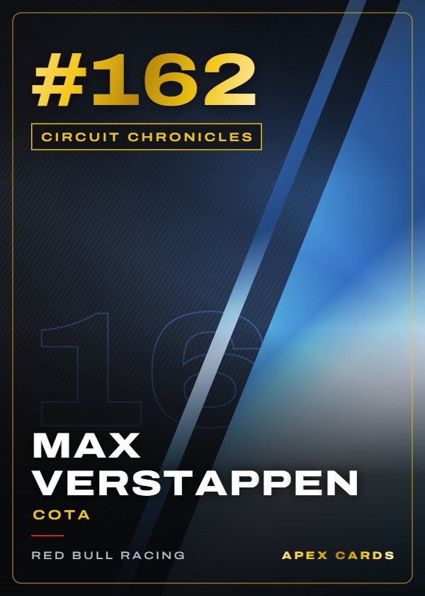 #162 Max Verstappen (COTA) — Circuit Chronicles — F1 Turbo Attax 2024