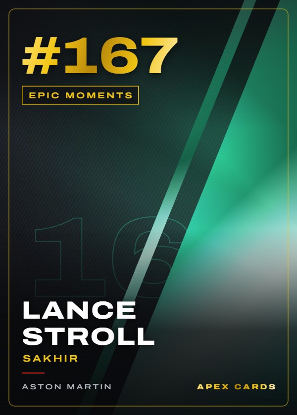 #167 Lance Stroll (Sakhir) — Epic Moments — F1 Turbo Attax 2024