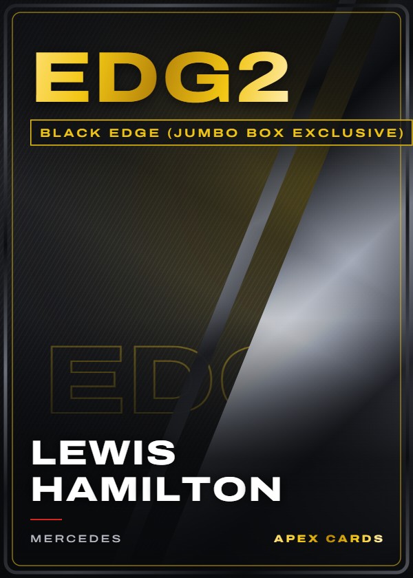 EDG2 Lewis Hamilton — Black Edge (Jumbo Box Exclusive) — F1 Turbo Attax 2024