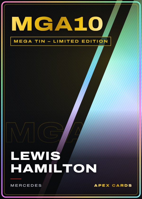 MGA10 Lewis Hamilton — Mega Tin – Limited Edition — F1 Turbo Attax 2024