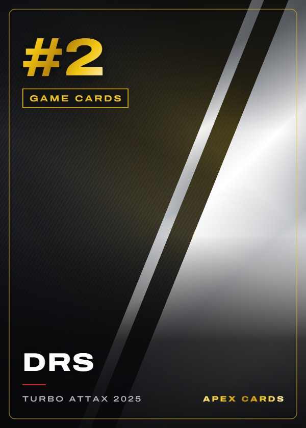 #2 DRS — Game Cards — F1 Turbo Attax 2025