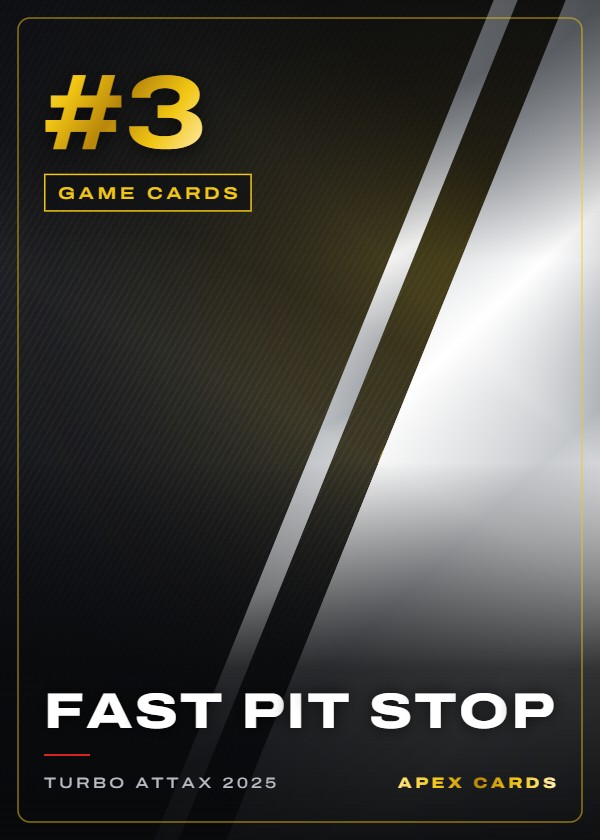 #3 Fast Pit Stop — Game Cards — F1 Turbo Attax 2025