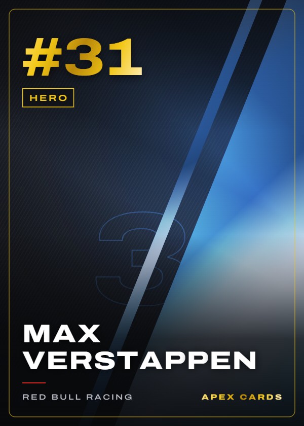 #31 Max Verstappen — Hero — F1 Turbo Attax 2025