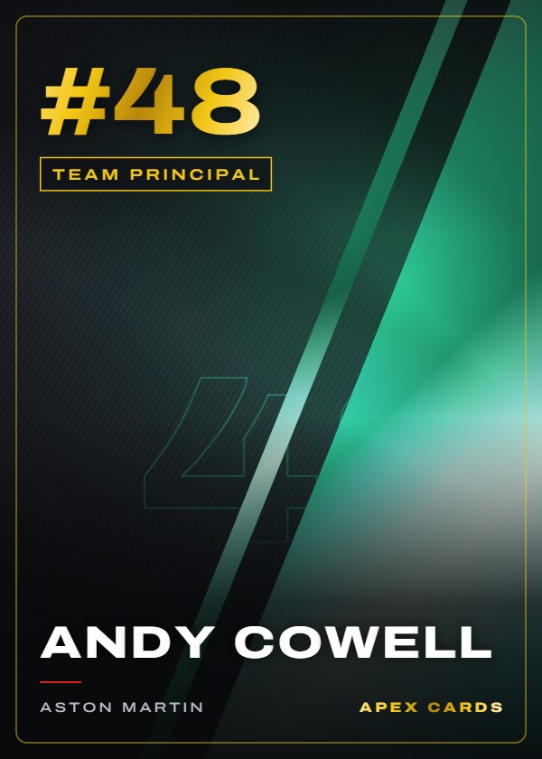 #48 Andy Cowell — Team Principal — F1 Turbo Attax 2025