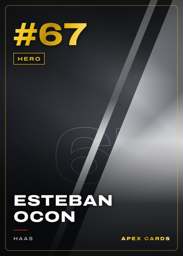 #67 Esteban Ocon — Hero — F1 Turbo Attax 2025