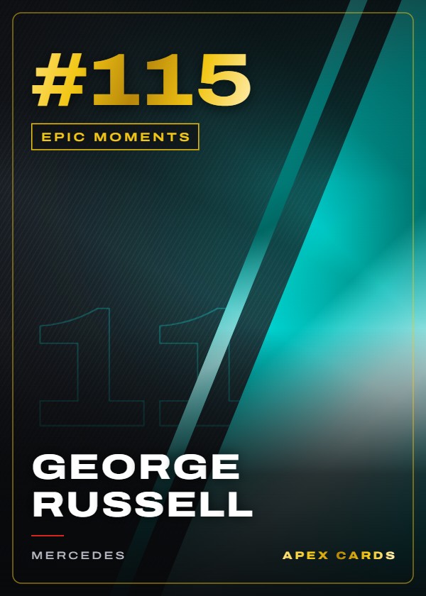 #115 George Russell — Epic Moments — F1 Turbo Attax 2025
