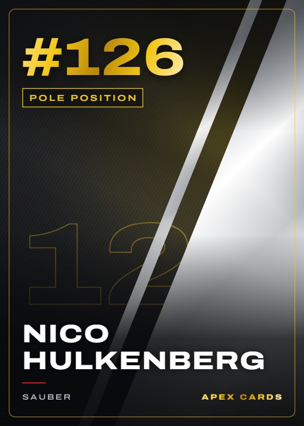 #126 Nico Hulkenberg — Pole Position — F1 Turbo Attax 2025