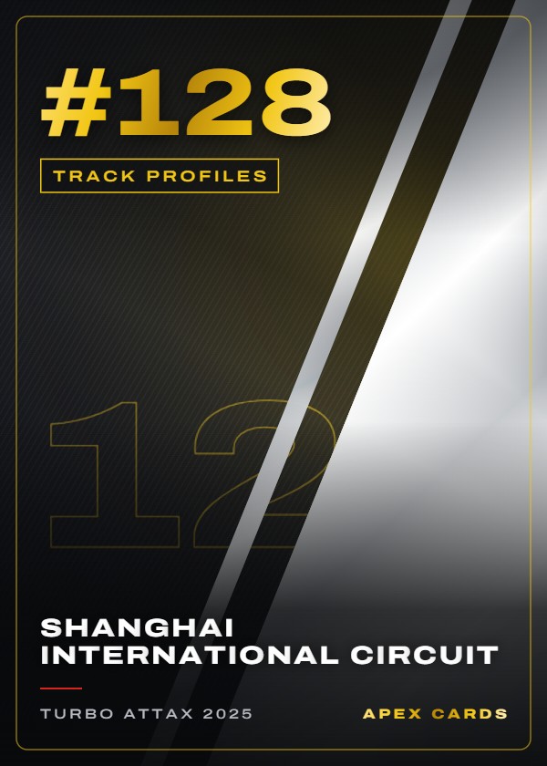 #128 Shanghai International Circuit — Track Profiles — F1 Turbo Attax 2025