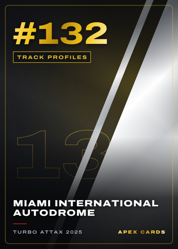#132 Miami International Autodrome — Track Profiles — F1 Turbo Attax 2025