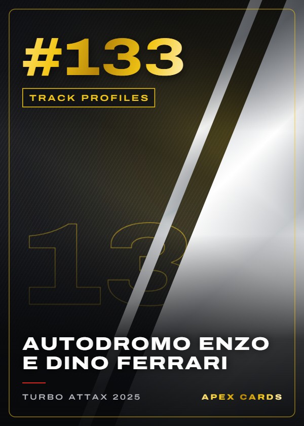 #133 Autodromo Enzo e Dino Ferrari — Track Profiles — F1 Turbo Attax 2025