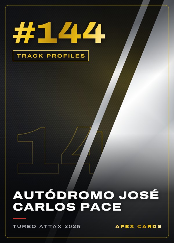 #144 Autódromo José Carlos Pace — Track Profiles — F1 Turbo Attax 2025