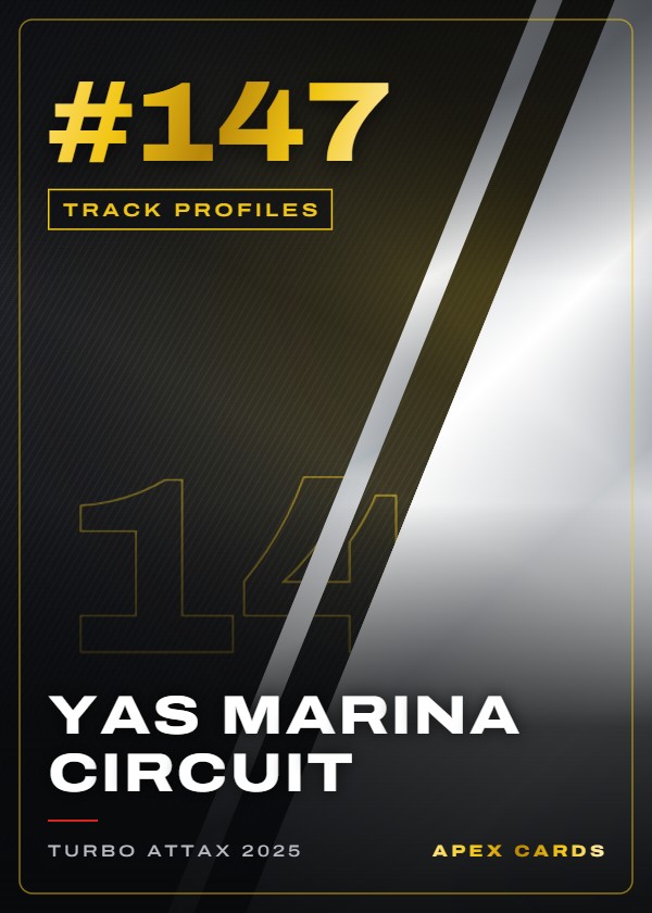 #147 Yas Marina Circuit — Track Profiles — F1 Turbo Attax 2025