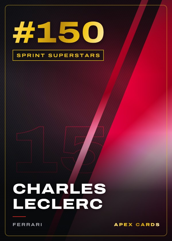 #150 Charles Leclerc — Sprint Superstars — F1 Turbo Attax 2025