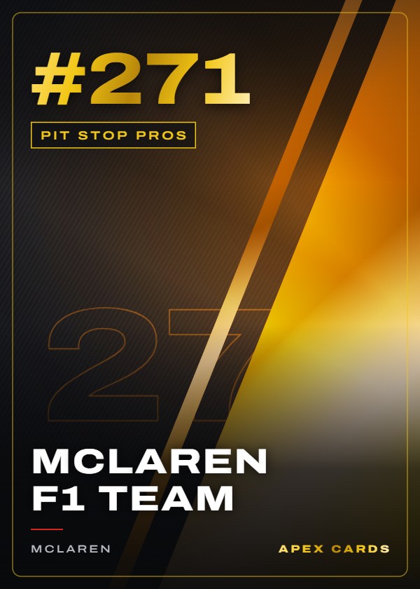 #271 McLaren F1 Team — Pit Stop Pros — F1 Turbo Attax 2025