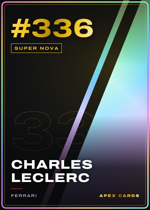 #336 Charles Leclerc — Super Nova — F1 Turbo Attax 2025