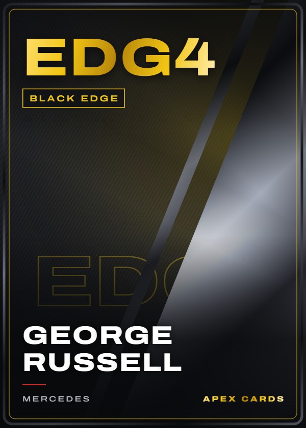 EDG4 George Russell — Black Edge — F1 Turbo Attax 2025