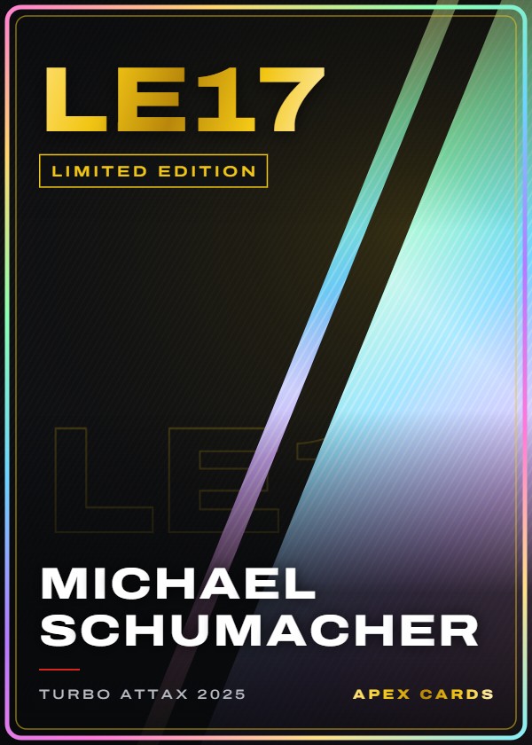 LE17 Michael Schumacher — Limited Edition — F1 Turbo Attax 2025