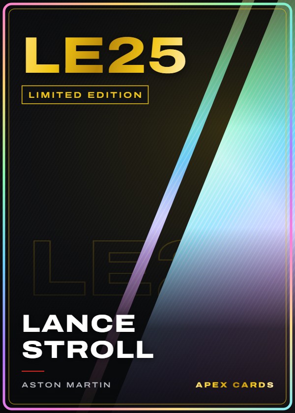 LE25 Lance Stroll — Limited Edition — F1 Turbo Attax 2025
