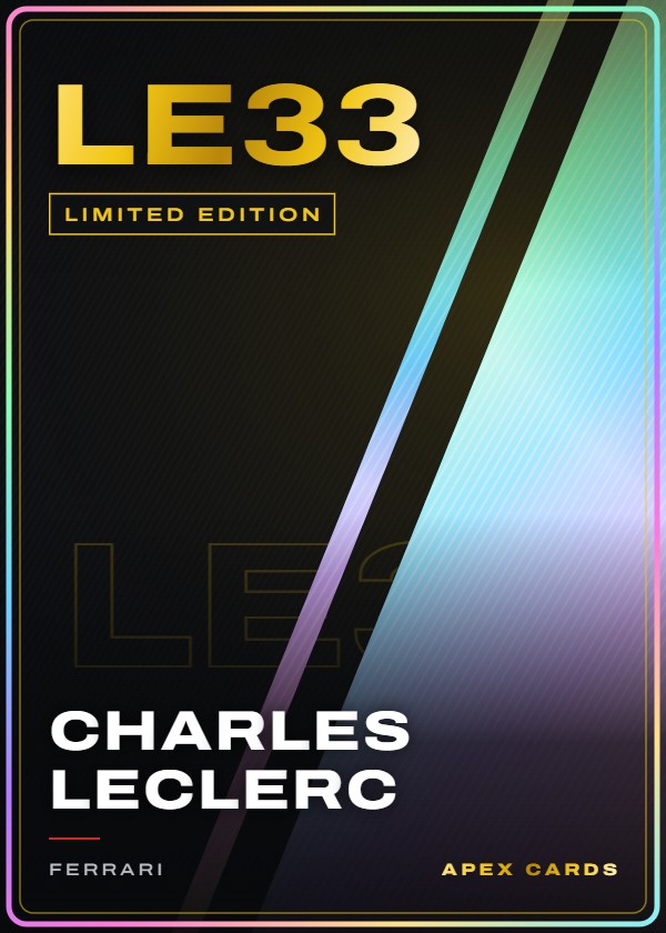 LE33 Charles Leclerc — Limited Edition — F1 Turbo Attax 2025