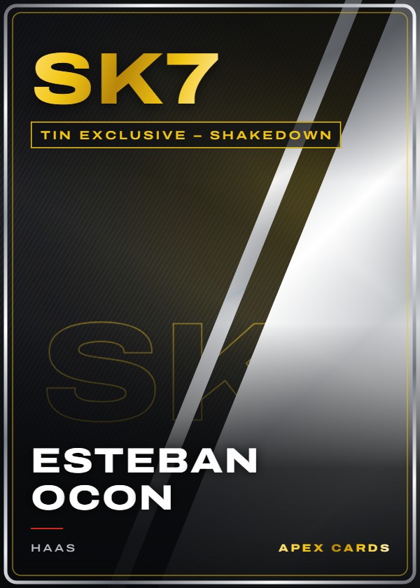 SK7 Esteban Ocon — Tin Exclusive – Shakedown — F1 Turbo Attax 2025