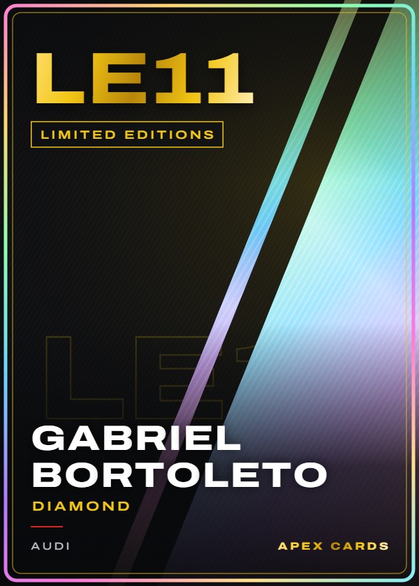 LE11 Gabriel Bortoleto (Diamond) — Limited Editions — F1 Turbo Attax 2026