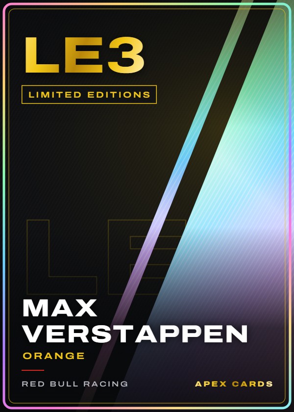 LE3 Max Verstappen (Orange) — Limited Editions — F1 Turbo Attax 2026