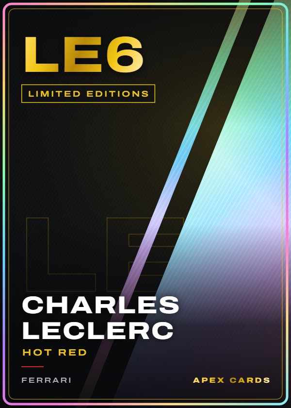 LE6 Charles Leclerc (Hot Red) — Limited Editions — F1 Turbo Attax 2026
