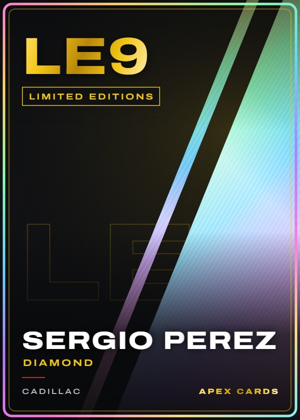 LE9 Sergio Perez (Diamond) — Limited Editions — F1 Turbo Attax 2026
