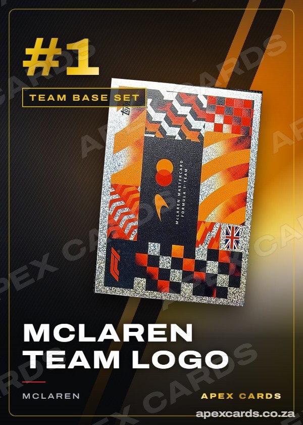 #1 McLaren Team Logo — Team Base Set — F1 Turbo Attax 2026