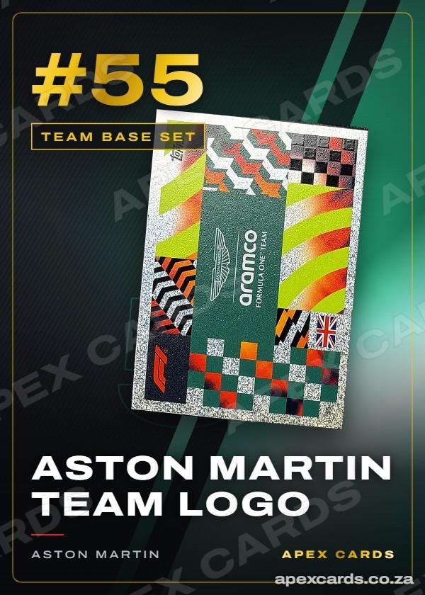 #55 Aston Martin Team Logo — Team Base Set — F1 Turbo Attax 2026