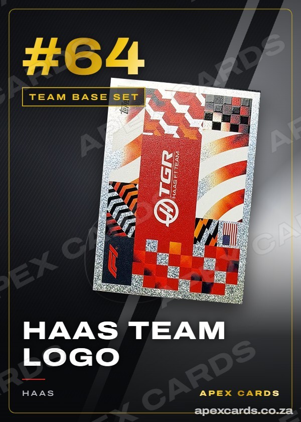 #64 Haas Team Logo — Team Base Set — F1 Turbo Attax 2026