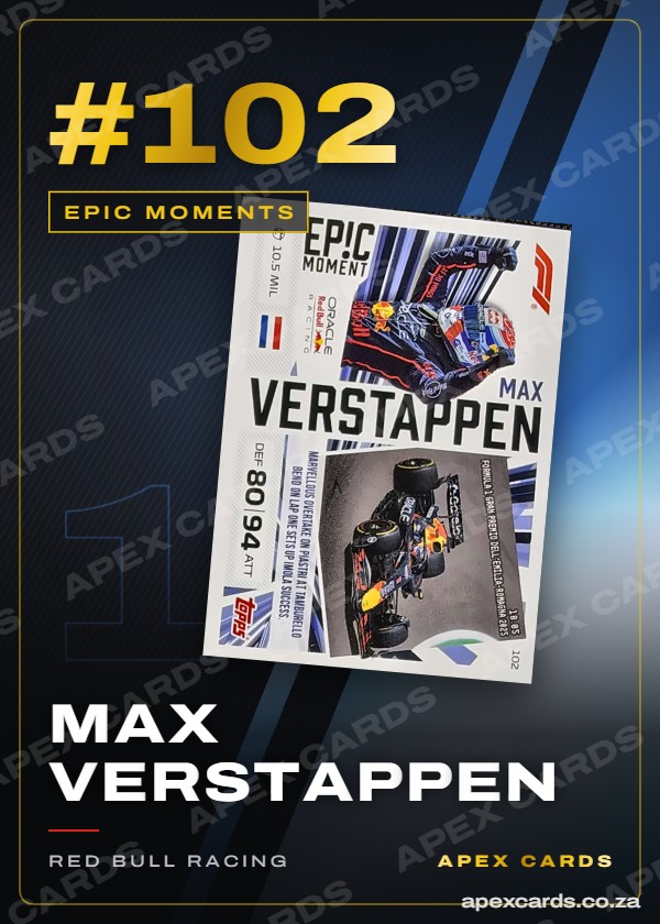 #102 Max Verstappen – Epic Moments (Turbo Attax 2026)