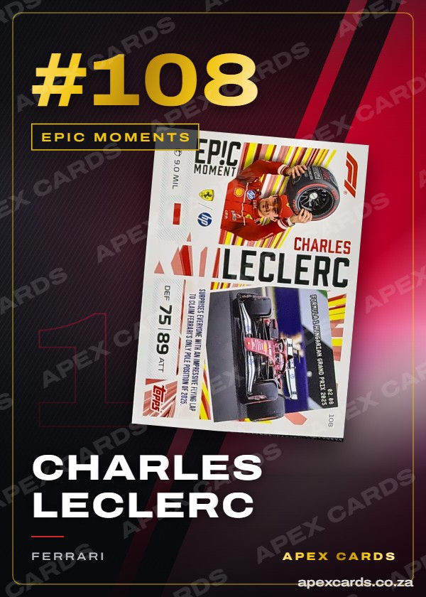 #108 Charles Leclerc – Epic Moments (Turbo Attax 2026)